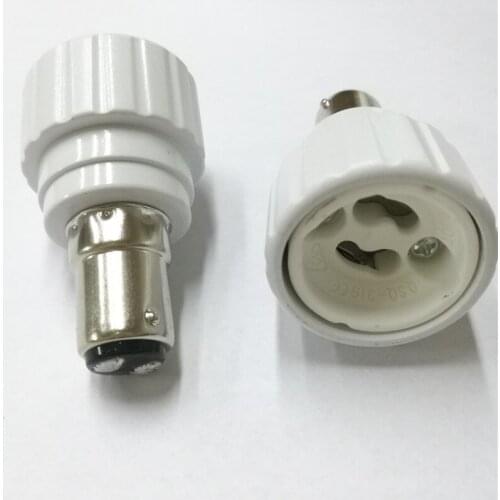 B15 To GU10 Lamp Holder Converter GU10 LED Light Base Socket 10PCS