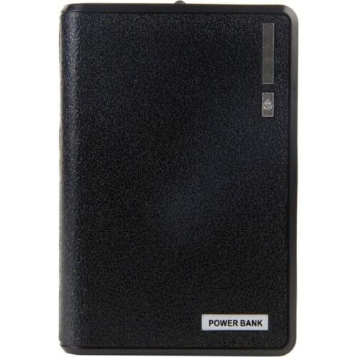 Dual USB Power Bank 4x 18650 External Backup Battery Charger Box Case For Phone