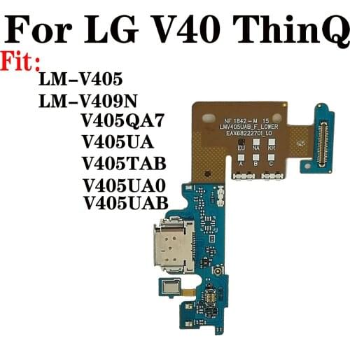 For LG V40 ThinQ V405 V409N V405QA7 V405UA V405TAB USB Charging Port Flex Cable