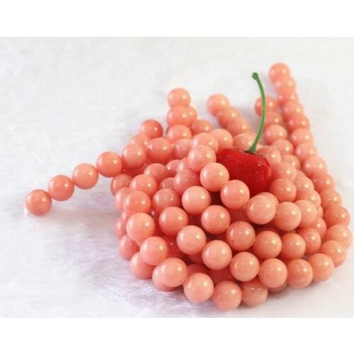 Hot Sell Lovely Pink Stripes Stone Beads 6mm 8mm 10mm 12mm Smooth Round Beads 15 Inches B133