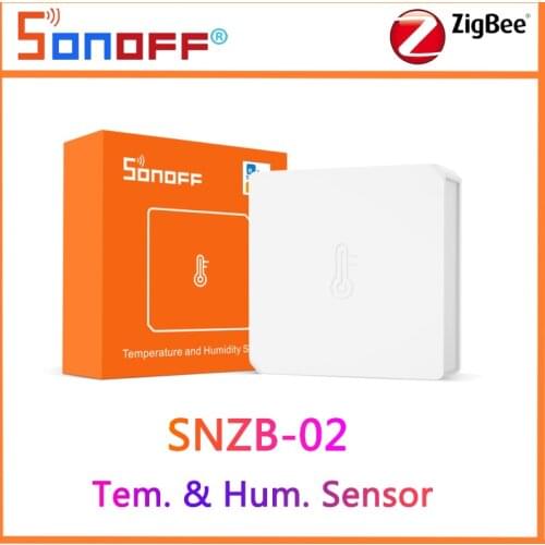 SONOFF SNZB-02 Zigbee Temperature And Humidity Sensor Accessories For Smart Home Products Work With SONOFF ZigBee Bridge