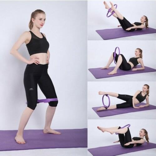 Resistance Pilates Rings Magic Circle Body Sport Fitness Weight Exercise Gymnastic Aerobic Fitness Wheel Handle Yoga Kit Ring