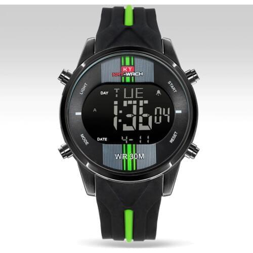 KT716 2019 high quality Brand Men Sports LED Digital Watches Quartz Wristwatches Waterproof Military Watch Relogio Masculino