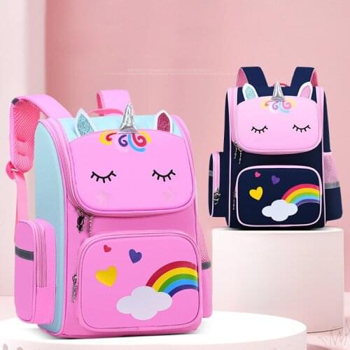 2021 Cute Cartoon Children School Bags Waterproof High Quatily Backpack For Boys Girls Kids Schoolbag Russian Space Bagpack