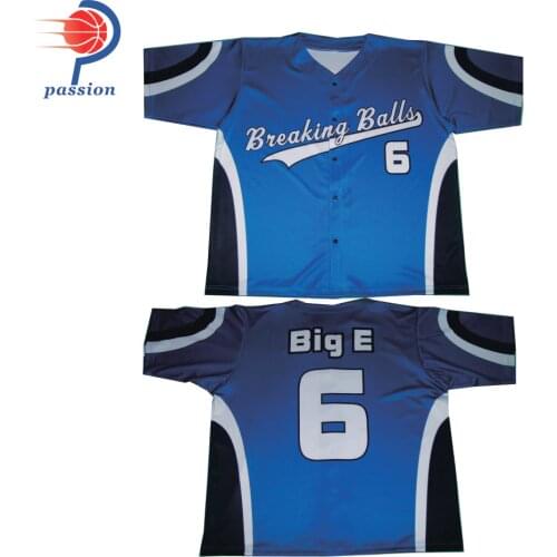 New arrivals hot sale mesh 100% polyester baseball jersey