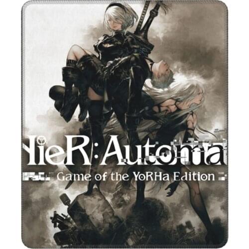 Nier Automata Novelty Mouse Pad 2b Yorha Game Waterproof MousePad Natural Rubber Office Home Deco Mat