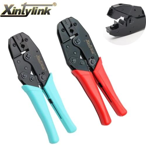 Xintylink RJ45 crimper cat7 cat6a network tools cat8 Crimping ethernet Cable Stripper clamp 8p8c pliers connector clip clipper