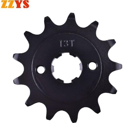 520 13T Front Sprocket Gear Staring Wheels For Honda CRM125 XR250 XR250R NSR125 NSR125R F2 Europe CRM NSR 125 CBX XR 250 CBX250