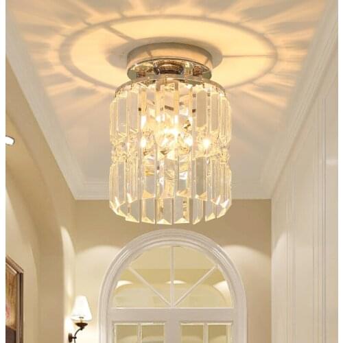 Simple and modern crystal aisle lamp creative ceiling lamp corridor hallway balcony lamp WF1211330