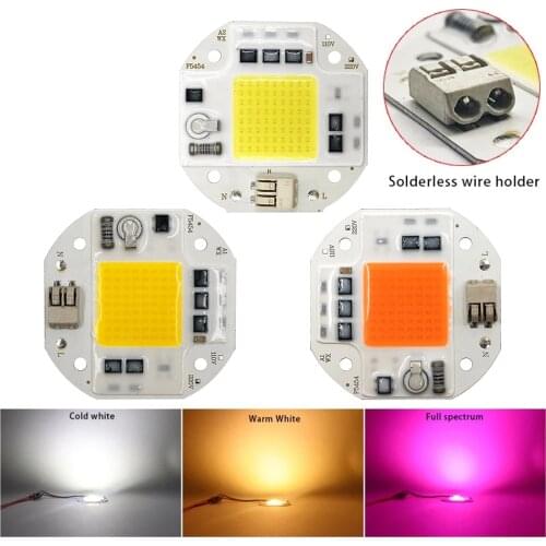 Full Spectrum Plant Growing LED Bulbs High Power 3000K 6500K Floodlight Smart IC 20W 30W 50W Driverless COB LED Chip Light D30