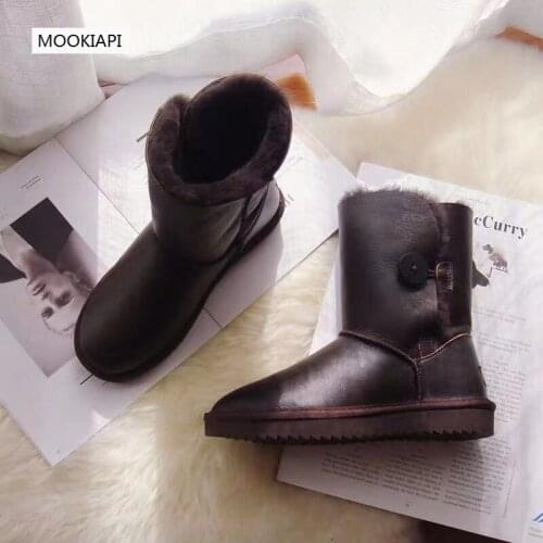 In 2019, Chinas latest sheepskin and wool womens snowboots, 100% pure wool womens snowboots, free delivery, three colors