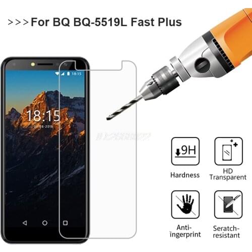 Tempered Glass for BQ BQ-5519L Fast Plus Smartphone Explosion-proof Protective Phone Film for BQ BQ-5519L Fast Plus Glass Cover