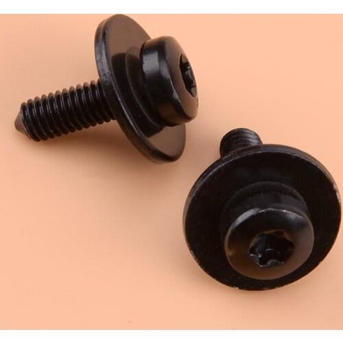 2pcs Headlight Assy Support Bolt Screw M6 x 20 Fit For Audi A4 S4 Q5 Q7 A6 A7 N90683302