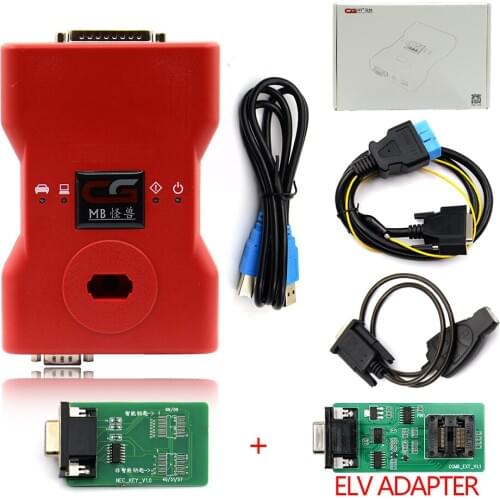 2019 CGDI Prog MB for Benz Car Key Add Fastest for Benz Key Programmer Support All Key Lost with ELV Repair adapter