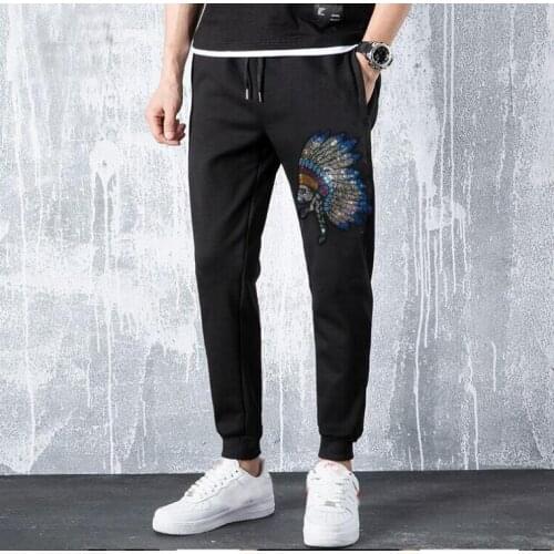 2021 Mens Sweatpants Brand Sportswear Diamond stone men pants