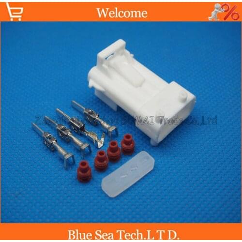 4 Pin Auto Male plug,car Oxygen sensor plug connector for Beverly, Chery, Citroen etc. White color