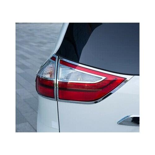 ABS Chrome Rear Tail Light Lamp Cover Trim 4pcs For Toyota Sienna 2015-2019