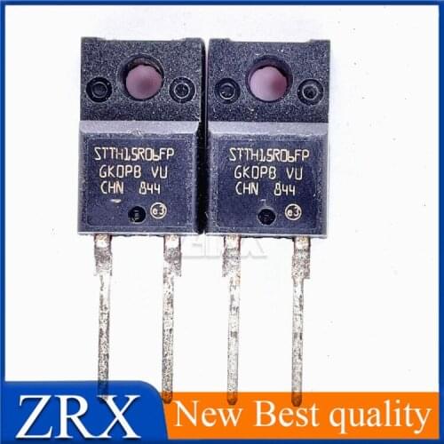 5Pcs/Lot New Original STTH15R06FP Integrated circuit Triode In Stock