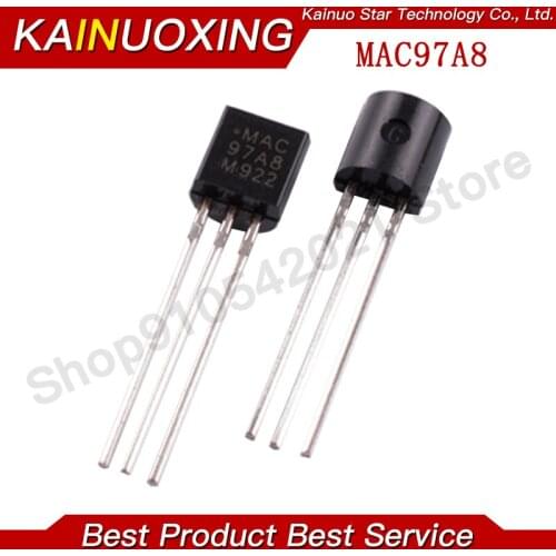50pcs MAC97A8 97A8 TO-92 Triacs T .6A 600V TRIAC new original