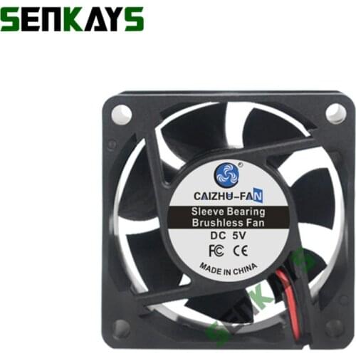 60x60x25mm 6025 DC5V 12V 24V Cooler Fan 60x25mm Brushless Machine Equipment DC Motor Cooling Fan XH2.54 2Pin