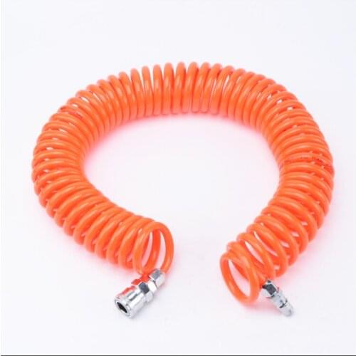 Free shipping Polyurethane PU Pneumatic Air Compressor Hose Tube Orange 10mm x 6.5mm 6M/9M12M/15M