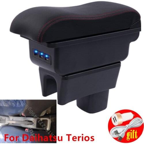 For Daihatsu Terios armrest box central Store content box products interior Armrest Storage accessories parts