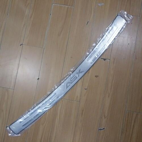 For Mitsubishi ASX 2013-2018 stainless steel Rear bumper Protector Sill Car styling