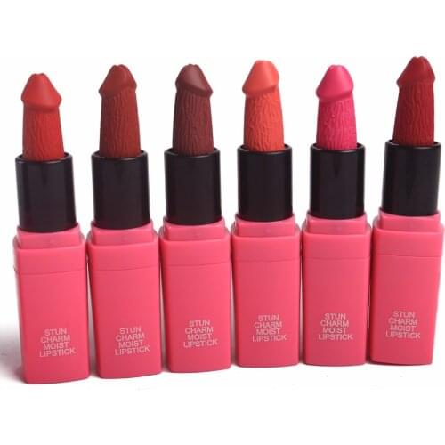 New 12 Colors Matte Lipstick Mushroom Lipstick Long Lasting Moisture Cosmetic Rouge Pop Nude Lipstick Lips Makeup