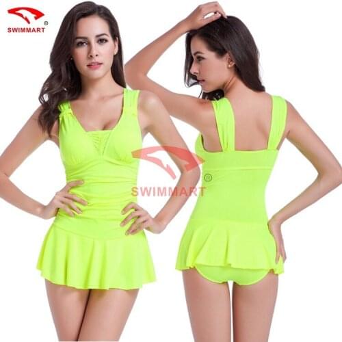 SWIMMART One Piece Swimsuit 2017 Sexy Swimwear Women Bathing Suit Swim Set Vintage Summer Beach Wear Print High Waist Swimsuit