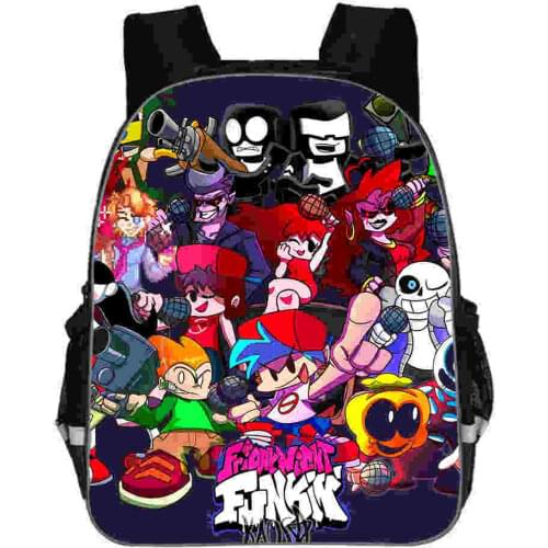 Fashion 3D Print Game Mochila Friday Night Funkin Backpack School Bags for Teenage Girls Anime Travel Bag Children