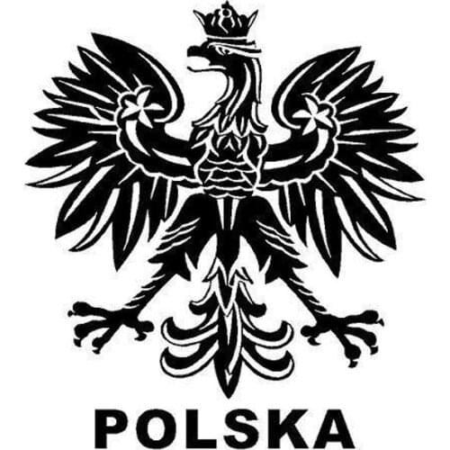 Personality Creative Fashion Animal Pattern Polska Window Stickers Good Quality Waterproof Sun Protection Anti-UV Apply To Car