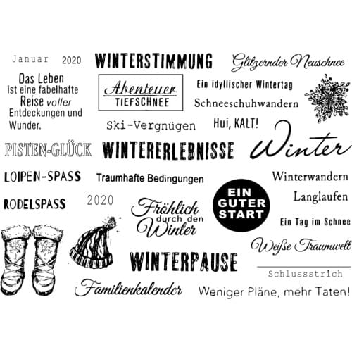 German Transparent Clear Silicone Stamp Seal DIY Scrapbooking photo Album Decorative A0511