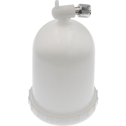 400Ml Plastic Cup for Paint Spray Sprayer Cup Air Gravity Feed Spray Paint Pot Thread Connector for Spray Tools