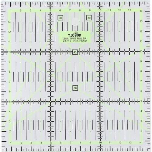 Transparent Quilting Sewing Patchwork Ruler Cutting Tool Tailor Craft DIY