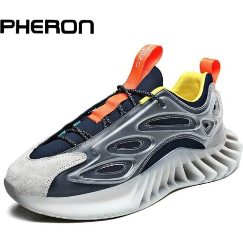 Running Shoes for Men Summer Flying Woven Sneakers Blade Cushioning Soles Mens Athletic Shoes Walking Trekking Leisure Sneaker