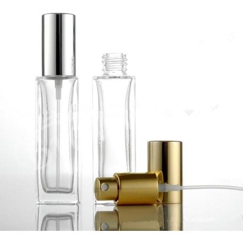 20ml Glass Perfume Bottle Perfume Spray Bottle Clear Cosmetic Bottles Empty Parfum Packaging Bottle F20171325