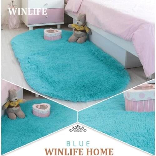 Bedroom Decorating Soft Floor Carpet Warm Colorful Living Room Floor Rugs Slip Resistant Mats Thick Shaggy Area Rugs