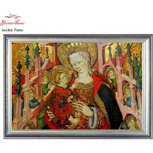 Golden Panno,Needlework,DIY DMC Cross stitch,Sets For Embroidery kits,Precise unprinted religion Patterns Counted Cross-stitch