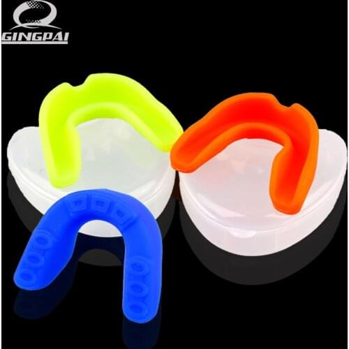1bag First Class Boxing Mouth Guard Silicone Mouthpiece Teeth Protector for Boxing Sports Martial Art Mouthguard