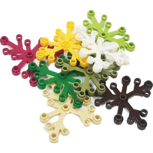 100g Big Leaf Accessories Building Blocks Accessories Assembling City Forest Garden Street View Model Child Christmas Toy