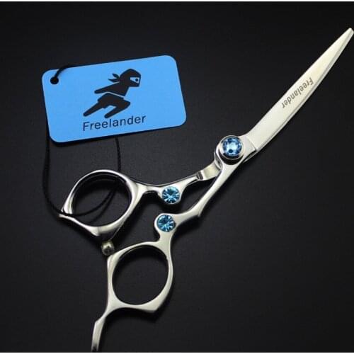 6.0 Inch Imported 440C Freelander Hairdressing Tools Hairdressing Scissors Hair Salon Special Scissors Stainless Steel Type Size