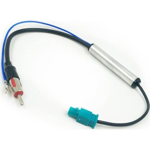 Biurlink Car Radio Antenna Wiring Fakra Male Adapter Transfer Cable for Volkswagen for Audi