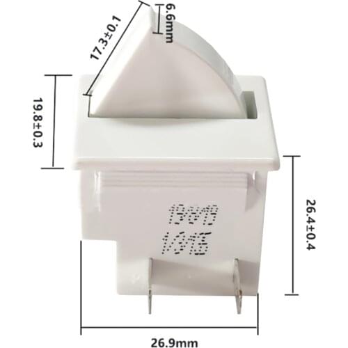 2.5A 250V/5A 125V 2PIN Refrigerator Door Light Switch Door Touch Door Control Cabinet Intelligent Induction Cabinet Switch