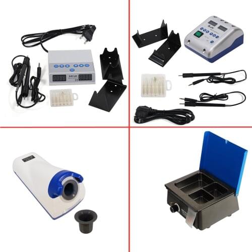 Dental Lab Electric Waxer Carving Pencil / 3 Well Wax Melting Pot / Wax Heater 110V/220V
