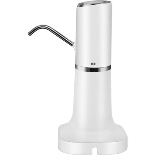 Electric Water Bottle Pump Dispenser Wireless Portable Electric Automatic Water Pump Bucket Bottle Dispenser USB 1200mha