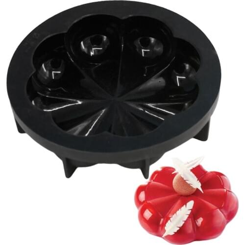 1PCS Daisy Petals Flower Cake Mold For Bakeware Dessert Mousse Homemade Baking Pan Decorating Tools Moulds