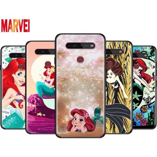 The Little Mermaid lovely For LG K92 K42 K22 K71 K61 K51S K41S K30 K20 2019 Q60 V60 V50 S V40 V30 G8S G8 X ThinQ Soft Phone Case