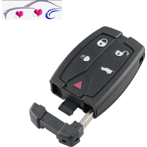 2021 New Replacement Remote Car Key Shell Case forLAND ROVER FREELANDER 2 5 Buttons Remote Smart Key fob Case Shell blade
