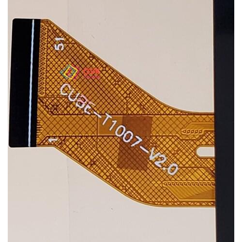 New black 10.1 Inch touch P/N Cube-T1007-V2.0 Capacitive touch screen handwriting screen repair and replacement parts