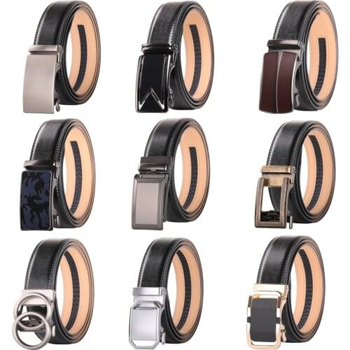 Mens Black Leather Belt Designer Automatic Buckle Belts For Men Casual Strap Male Mens Belts Cummerbunds Cinturon Hombre B405